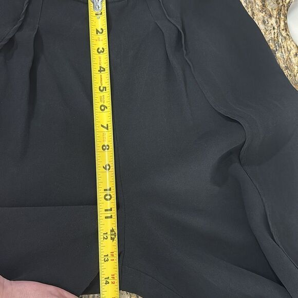 Carlisle Sport Silk Split At Sides Wide Leg High Rise Pants In Black Size M - Picture 12 of 12